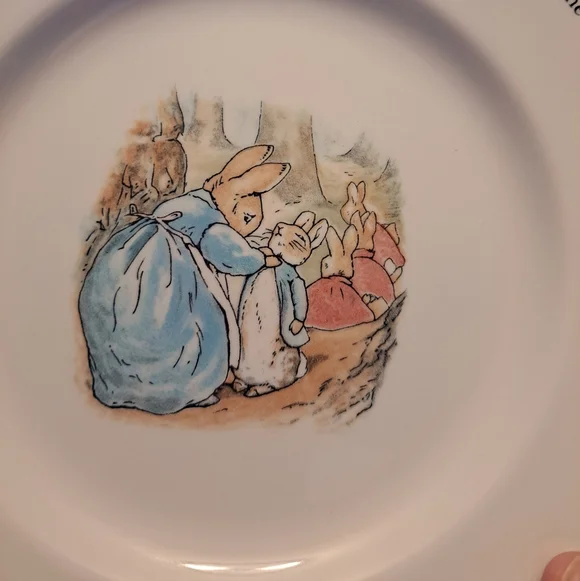 Vtg Wedgwood "Peter Rabbit" Plate - Made in England 1993 - Picture 6 of 6